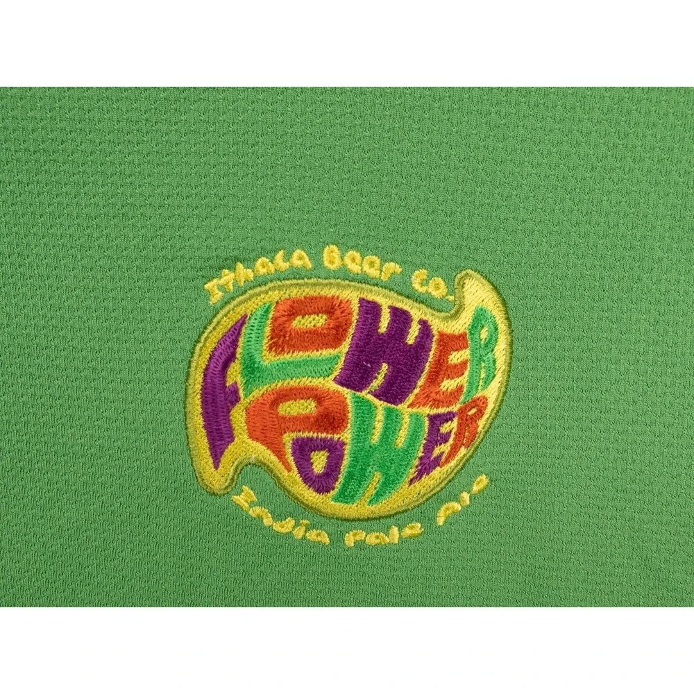 Ithaca Beer Co Shirt Mens Large Green Nike Golf Tour Performance Polo Workwear